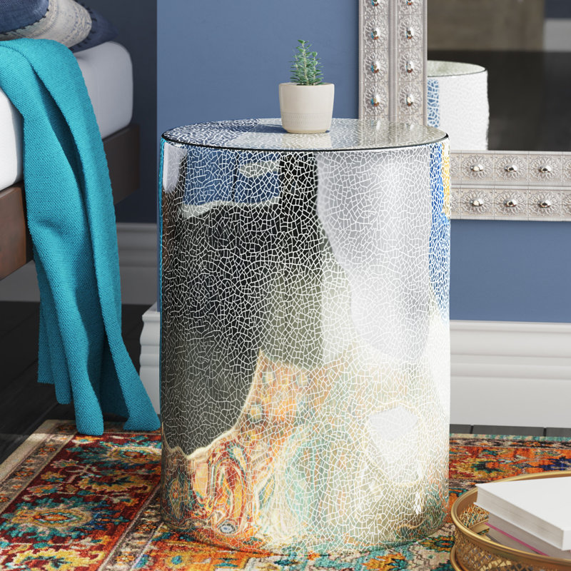 Bungalow Rose Royalwood Shiny Decorative Garden Stool Wayfair